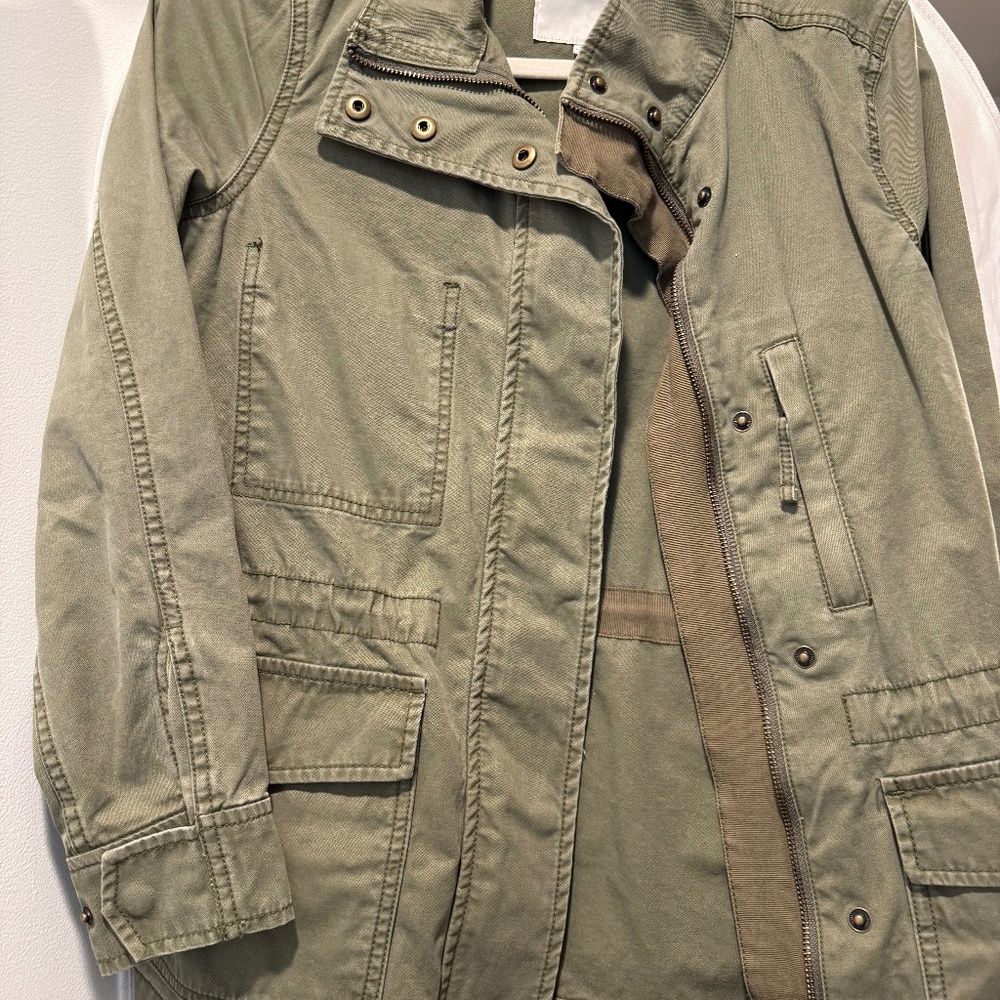 Madewell Green Army Cargo Jacket